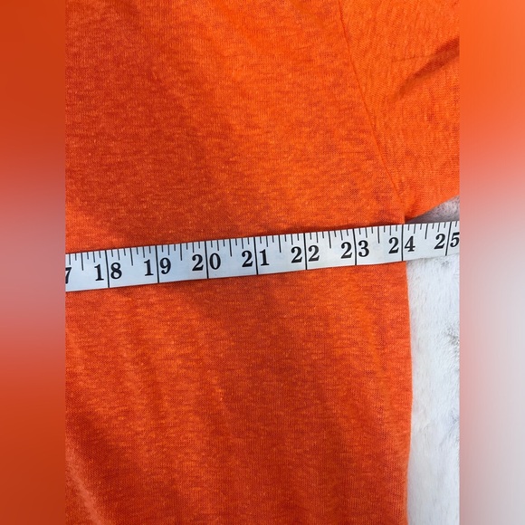 NWT: Aerie Lined Blend Oversize Short Sleeve Breezy Boyfriend T-shirt in Orange - Picture 6 of 8